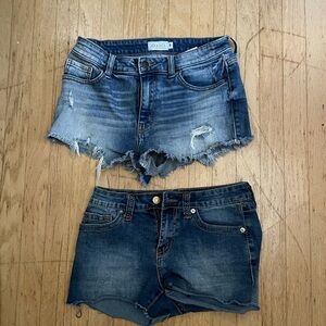 Women's Denim Shorts two pair